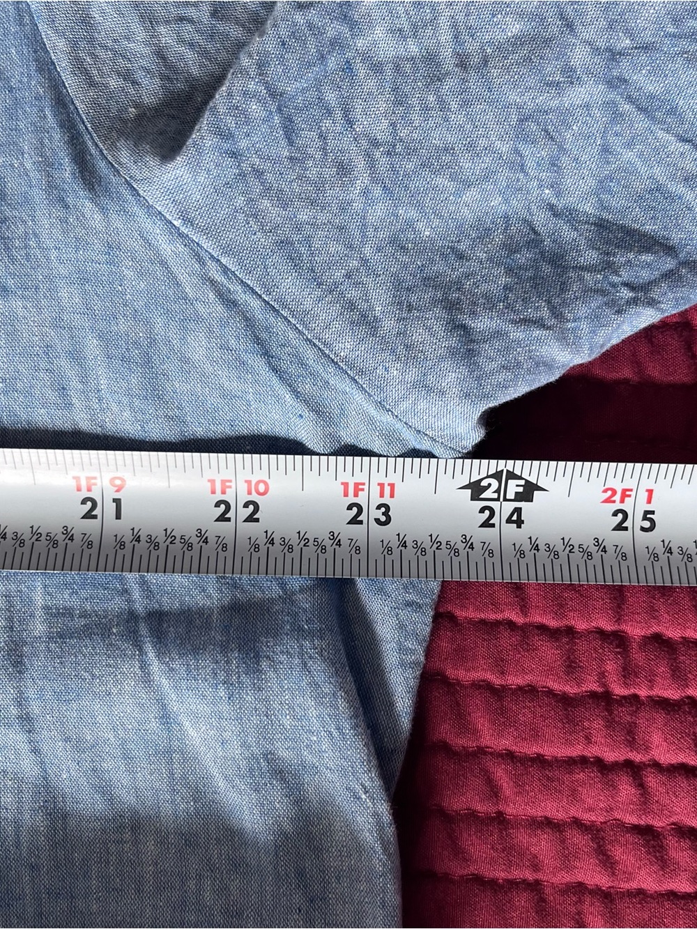 Tuckernuck Chambray Crawford Dress Cotton & Linen Short Sleeve Size XL - Picture 6 of 10